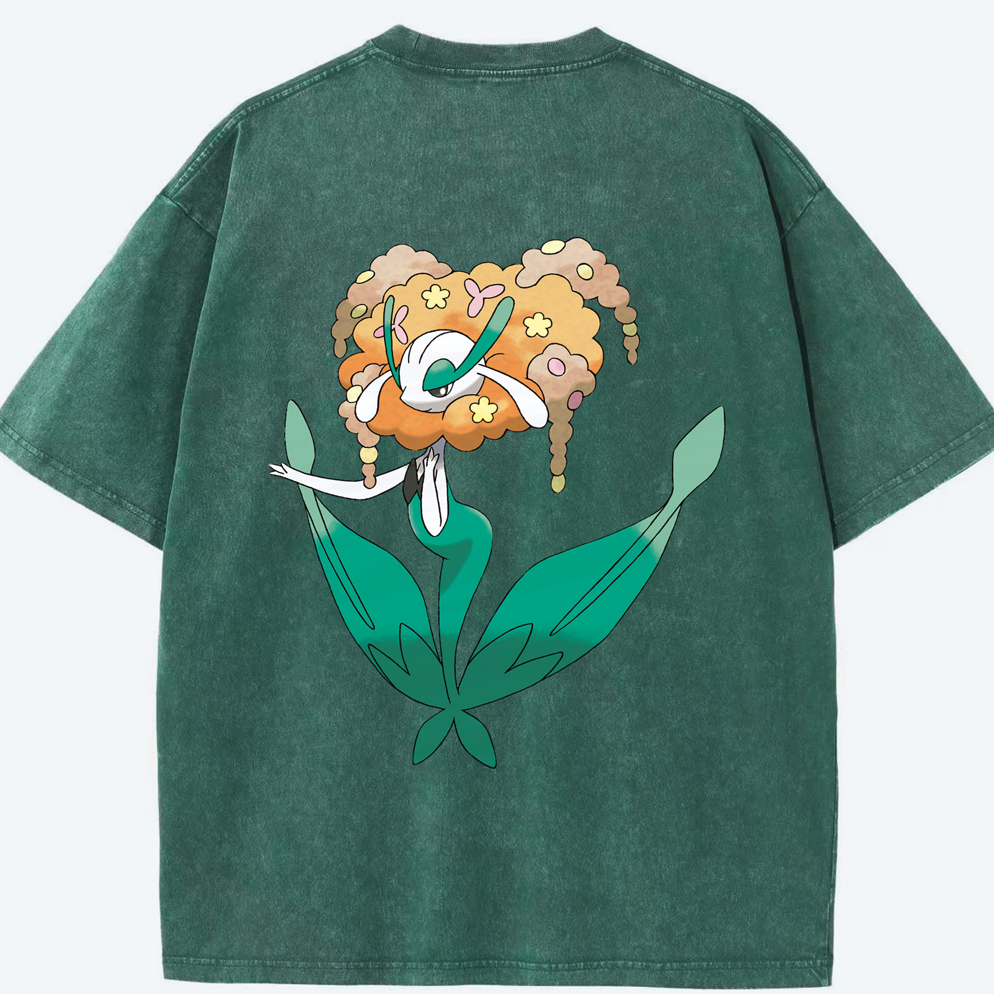 （画像用） ポケットモンスター Pokémon 綿100% ヴィンテージ風 半袖Tシャツ（背面プリント）
